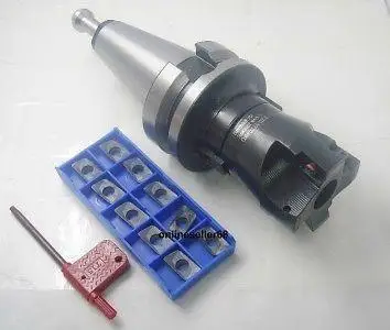 M16 BT40 FMB22 45L+ BAP400R 50-22-4T 4 флейты фрезы для лица+ 10 шт. APMT1604 вставки фрезерные с ЧПУ