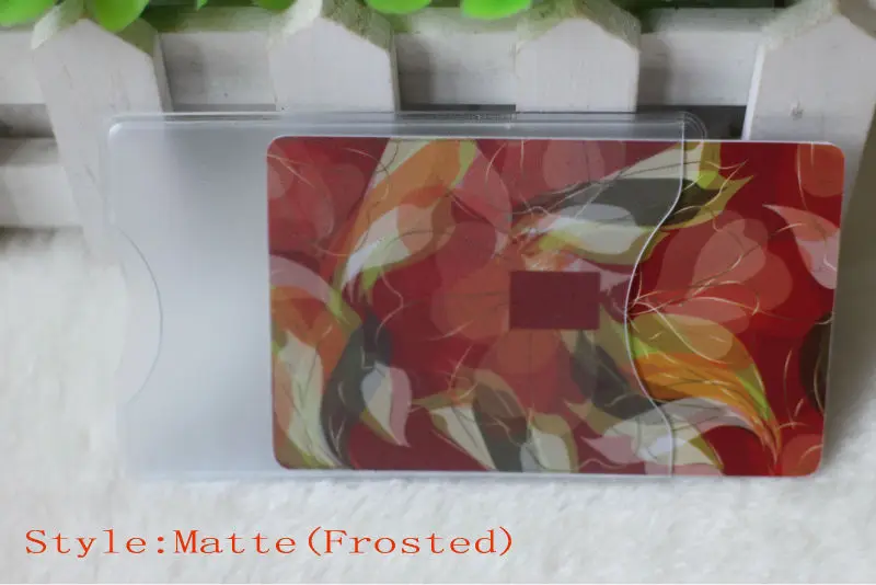 Бесплатная доставка 10 шт прозрачный ПВХ жесткий пластиковый держатель для карт