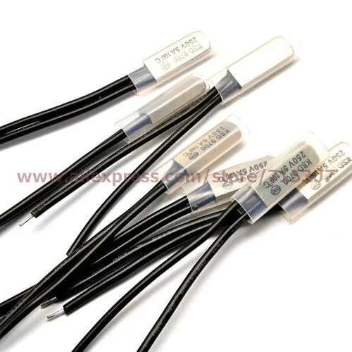 30 шт. переключатель температуры PHISCALE KSD9700 термостата 100C градус 5A 250 в нормальный