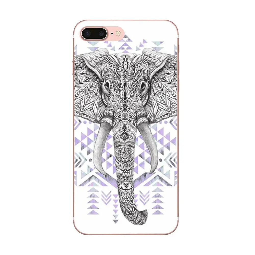 On Sale Luxury Cool Phone Accessories Case Aztec Animal Elephant Pattern For Xiaomi Redmi Note 2 3 3S 4 4A 4X 5 5A 6 6A Pro Plus | Мобильные