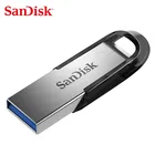 Двойной Флеш-накопитель SanDisk CZ73 флеш-накопитель USB 3,0 ULTRA Flair 128 г 64 ГБ 32 ГБ 16 ГБ флэш-накопитель 32G USB3.0 передача данных со скоростью до 100 МБс. PenDrive
