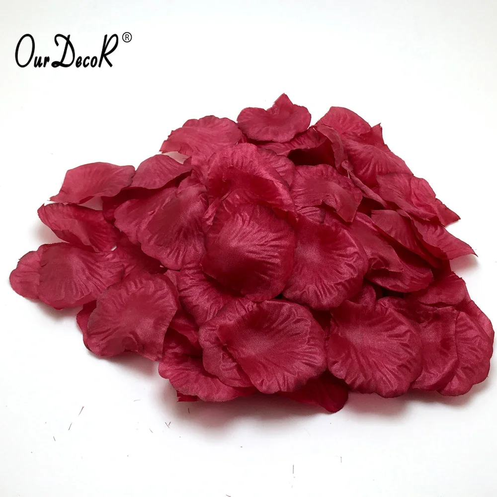 OurDecor Лепестки Свадьба номер Свадебные постельный комплект цветок розы для