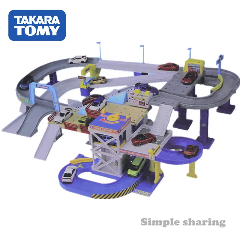 Takara TOMY Tomica литой электрический автомобиль трек набор горячие детские игрушки для