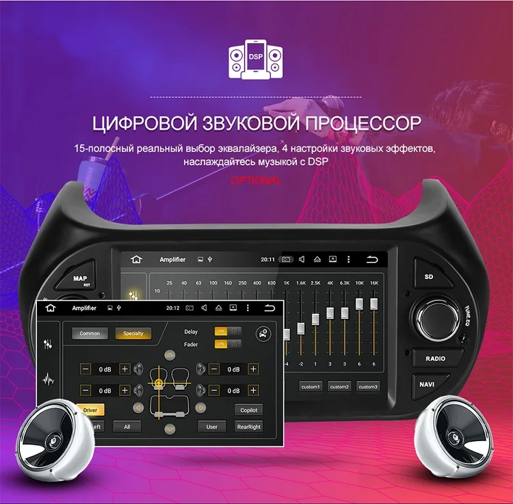 Isudar Автомобильный мультимедийный плеер 1 Din Android 9 DVD Automotivo для FIAT/Fiorino/Qubo/Citroen/Nemo/peugeot/Bipper gps радио 4 ядра