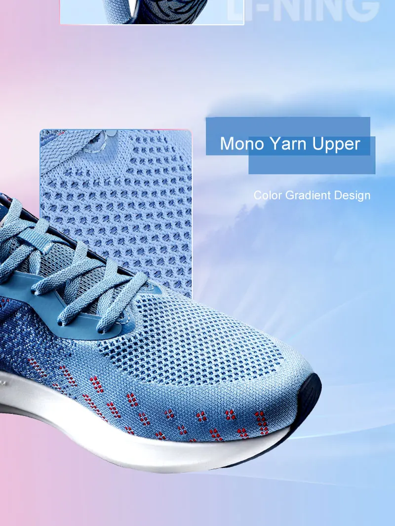 Li-Ning/Мужская обувь для бега ARASHI Cushoin, светильник, подкладка из пеноматериала, моно пряжа, дышащая спортивная обувь, кроссовки для фитнеса, ARHP171 XYP931