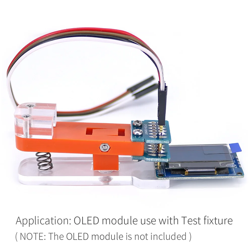Открытый-умный UART IEC oled-модуль испытательный инструмент PCB испытательный прибор 1x4P 2,54 мм Шаг позолоченный зонд