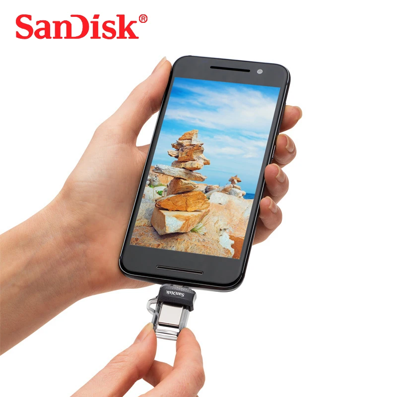 Sandisk sddd3 extreme High Speed 150 м/с Pendrives 32 ГБ OTG USB3.0 128 двойной флэш-накопитель USB 64 ручка