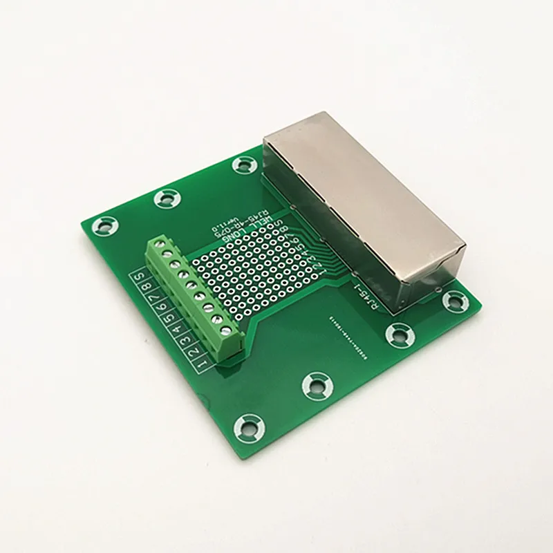 RJ45 8P8C правый угол Jack4-Way шины Breakout Board клеммный блок разъем. | Обустройство дома