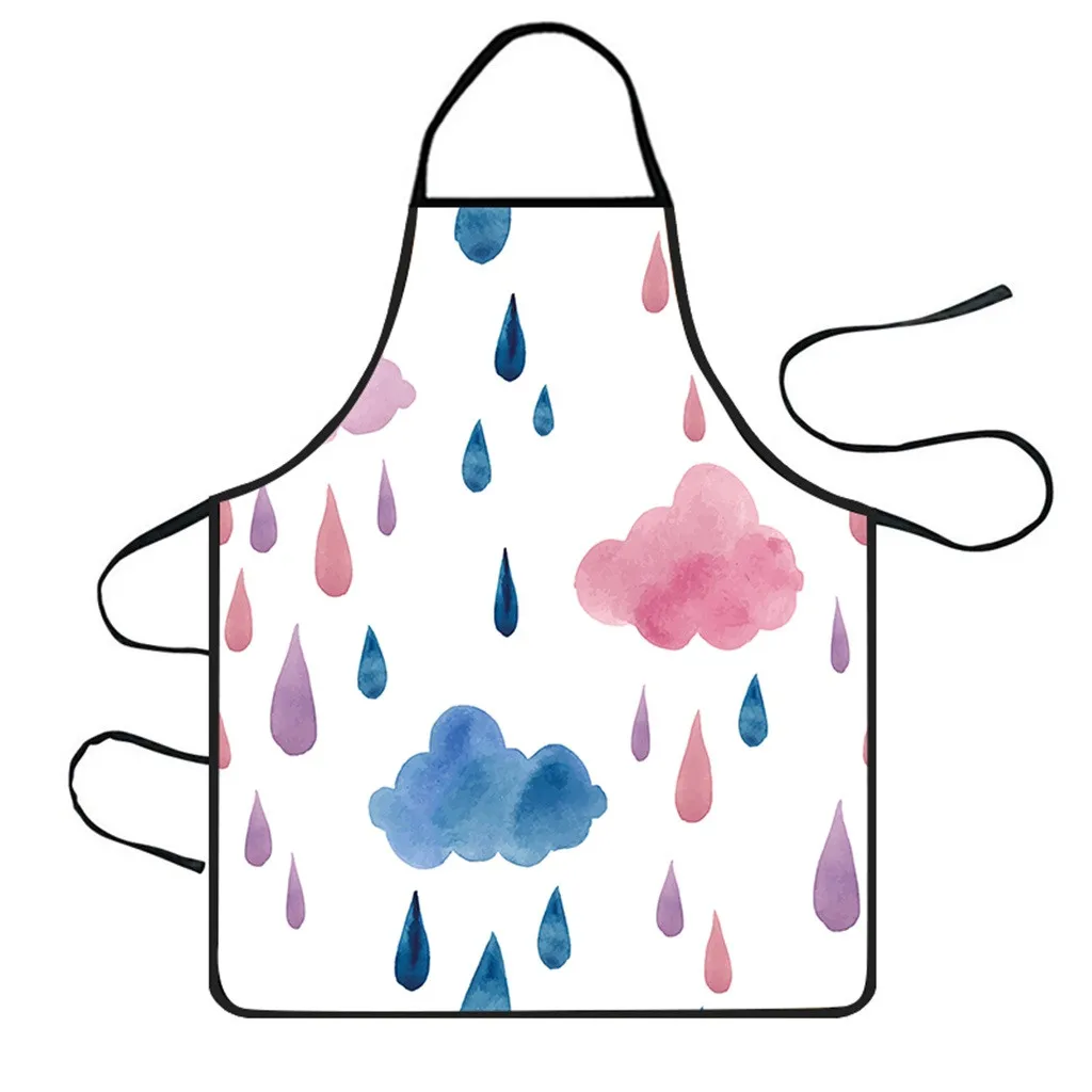 Новый дом Водонепроницаемый Милый Картонная Кухонная Ресторанная Кухонная Фартук Фартуки Пластиковое Покрытие Для Продуктов Аксессуары Для Кухни 64P.