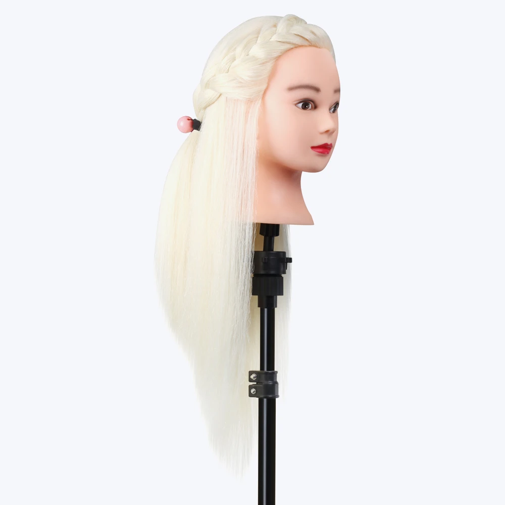 50% настоящие волосы 60 см профессиональный стиль голова парик голова Стенд Манекен парикмахерские манекены кукла Обучение манекен голова