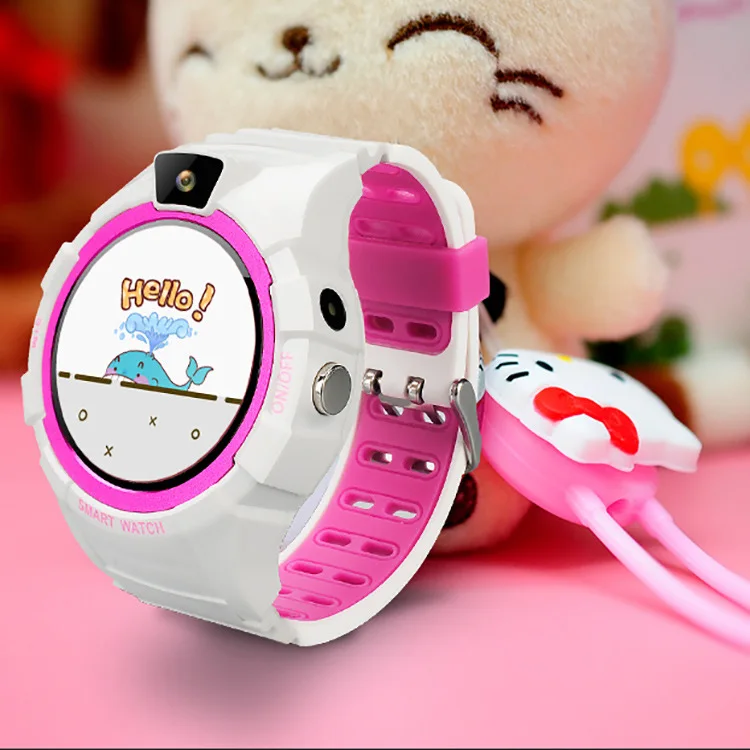 2018 Child GPS Smart Watch IOS Android 1.4 Inch Round Screen SOS Call Remote Control Wristwatch with Camera for Baby Kids | Электроника