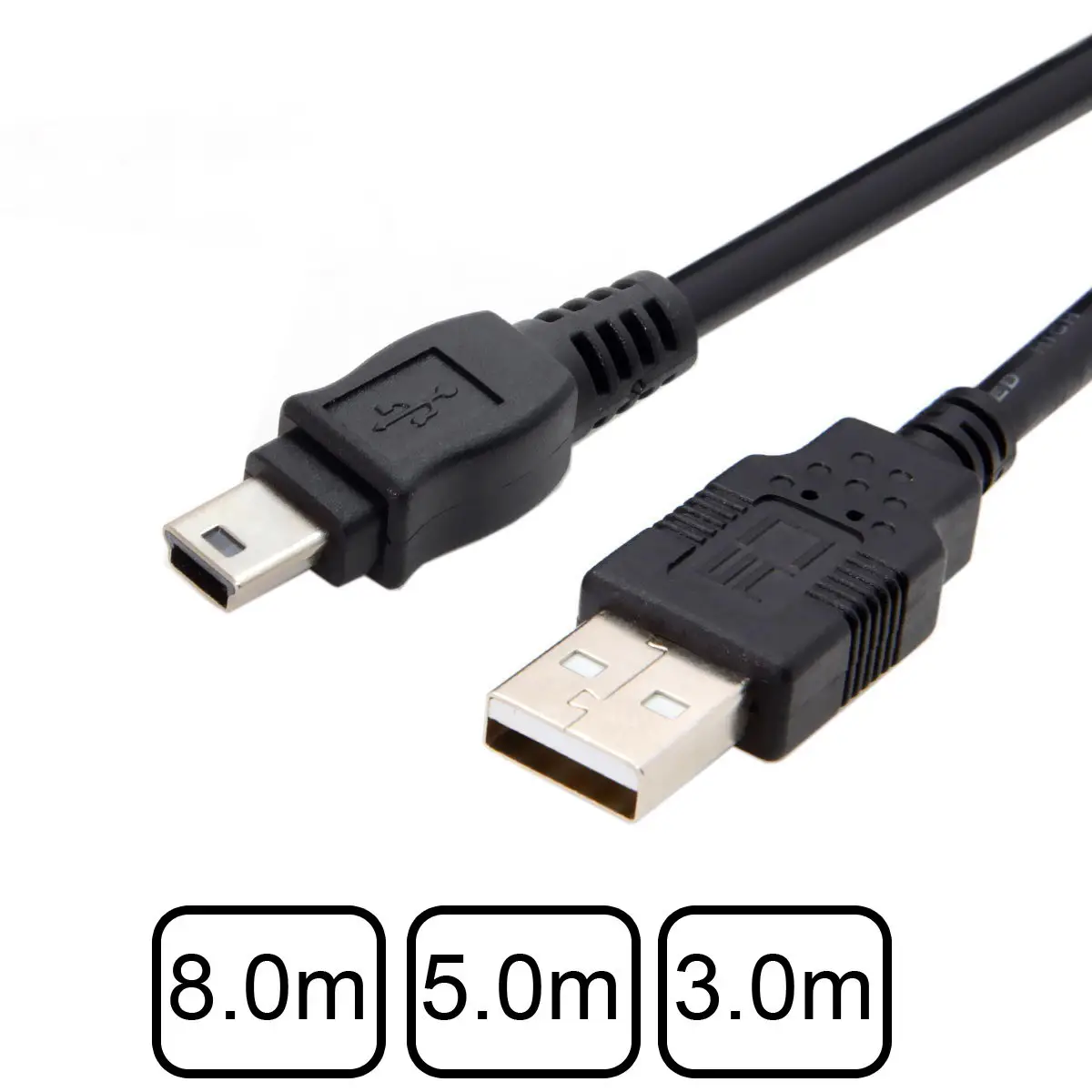 CY Mini USB 5Pin к 2 0 кабель для передачи данных жесткого диска камеры и телефона 8 м 5 3 |