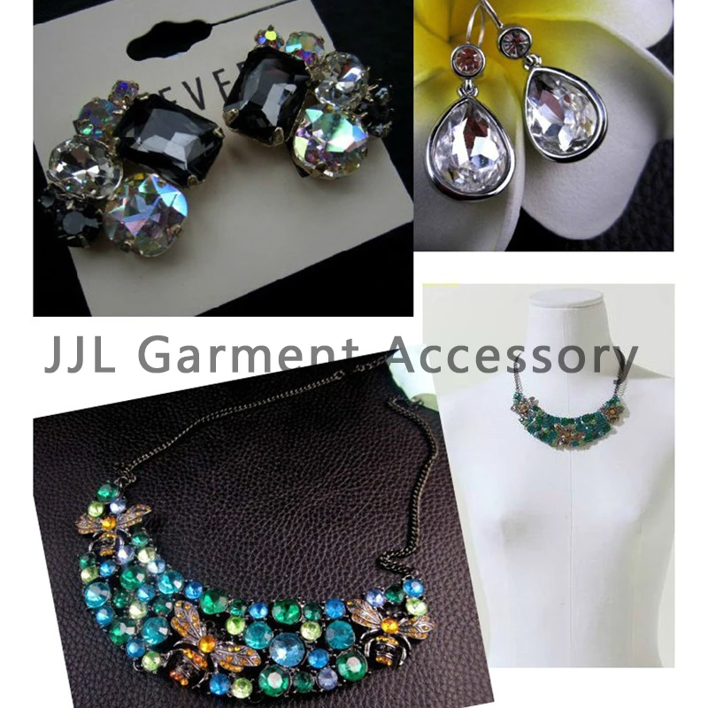 Большой размер топаз цвет смешанные формы размеры пришить на горный хрусталь с