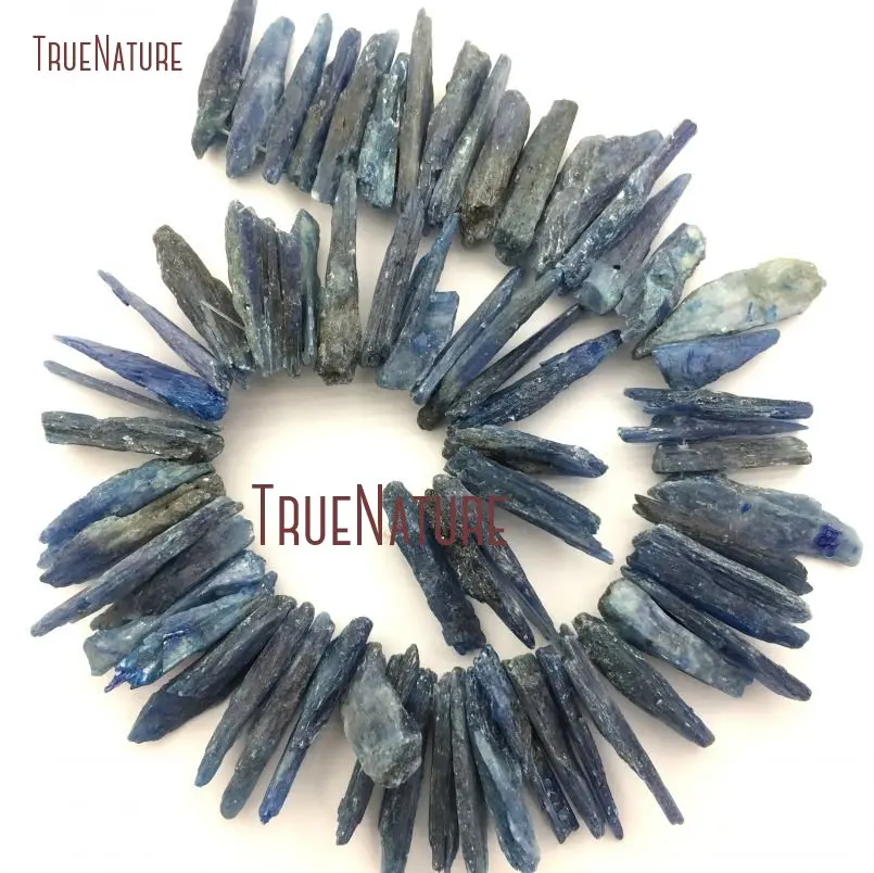 

Wholesale Kyanite Strand Beads Stud Strand Beads 35x6mm BE12678