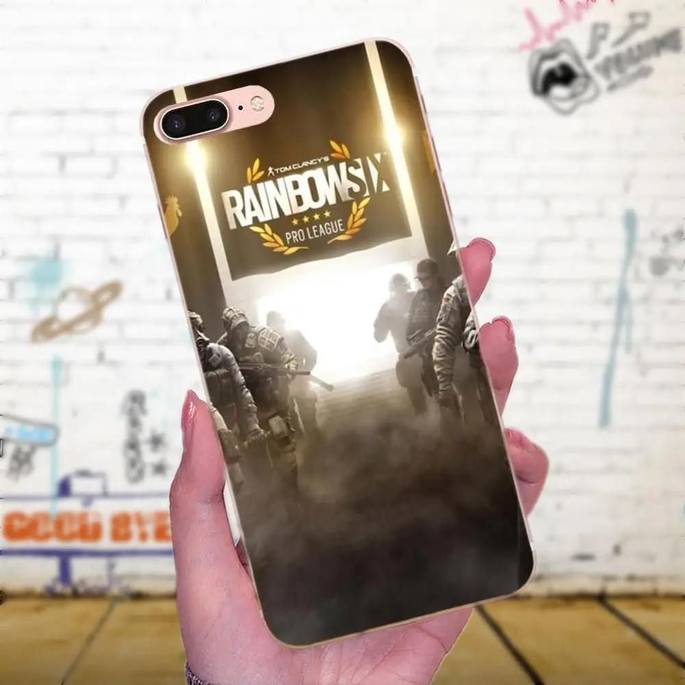 Supersonic Luxury Phone Case Cool Rainbow Six Siege Operation Logo For Apple iPhone X XS Max XR 4 4S 5 5C 5S SE 6 6S 7 8 Plus | Мобильные