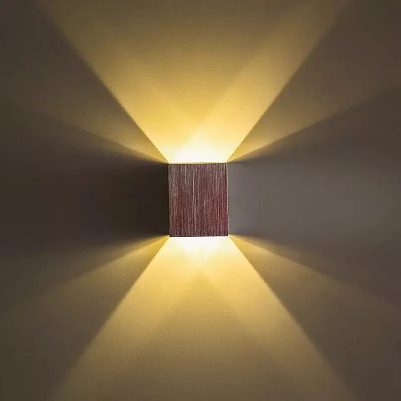 Светодиодный настенный светильник квадратной формы 3 Вт прикроватный для учебы