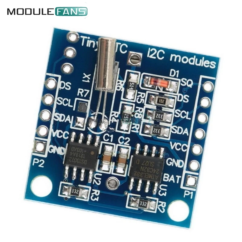 Модуль часов I2C IIC RTC DS1307 AT24C32 в реальном времени для Arduino 51 AVR ARM PIC UNO R3 без