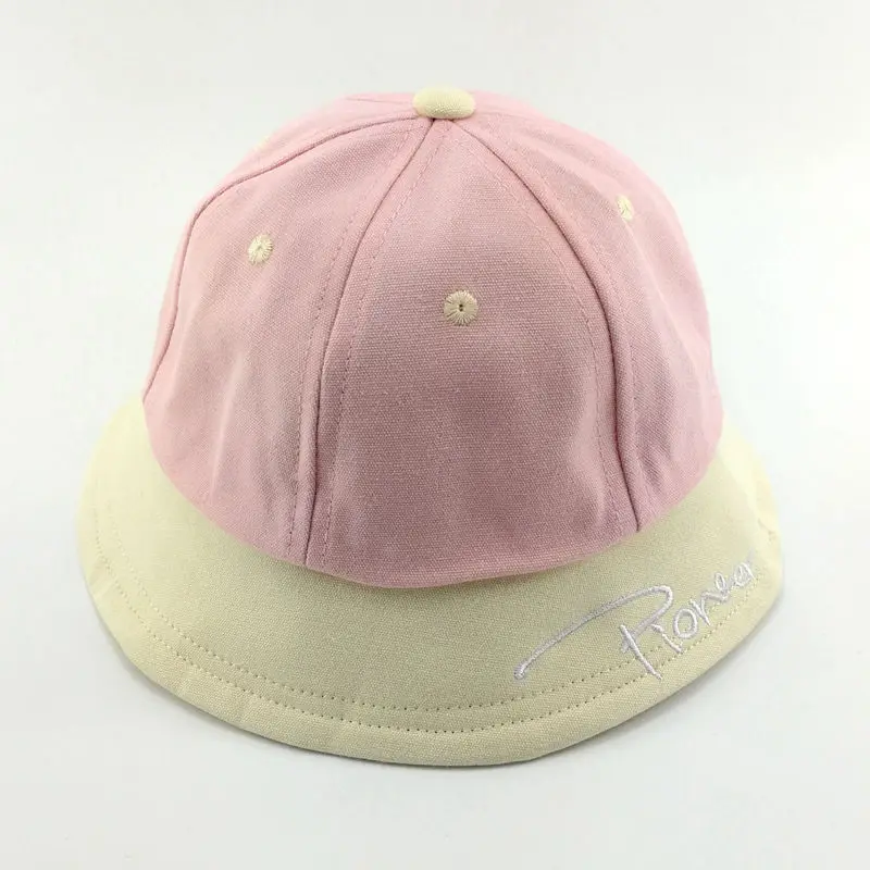 Pink H169S Детская Панамка, летняя хлопковая шляпа для мальчиков, шляпы детские для девочки, шляпа от солнца, H169S - Цвет: Pink H169S