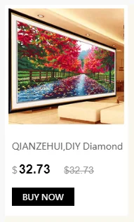 QIANZEHUI, сделай сам, 5D, водная и богатая вышивка, круглый бриллиант, полностью Стразы, алмазная живопись, вышивка крестиком, рукоделие