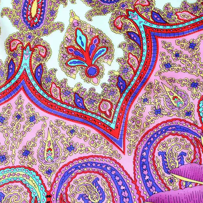 Квадратный шелковый шарф, шаль, мягкие атласные шелковые шарфы, обертывания, стильные женские подарки, 88x88 см