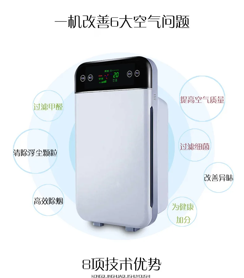 Xiaomi технология Электрический Очиститель Воздуха Hepa удаление формальдегида машина очистки воздуха очиститель воздуха домашний генератор отрицательных ионов
