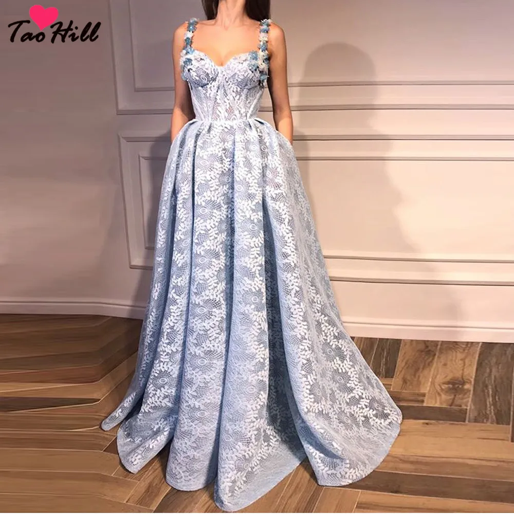 TaoHill Real Made A Line свадебное гостевое платье сердечко Шея Цветочные ремешки