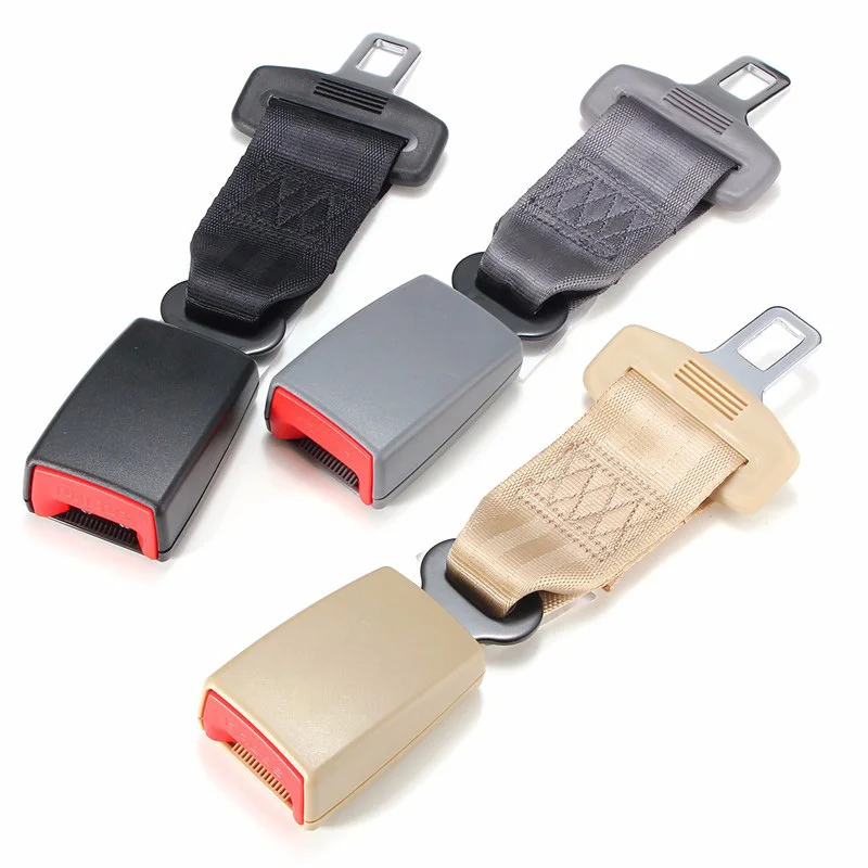 

1pc 23cm Longer Universal Car Seat Belt Clip Extender Safety Seatbelt Lock Buckle Plug Thick Insert Socket Car Accessories