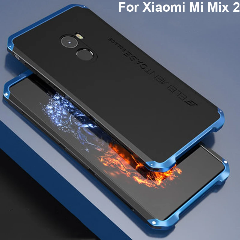 Чехлы для Xaiomi Mi Mix 2 чехол Жесткий Чехол задней панели металлический бампер