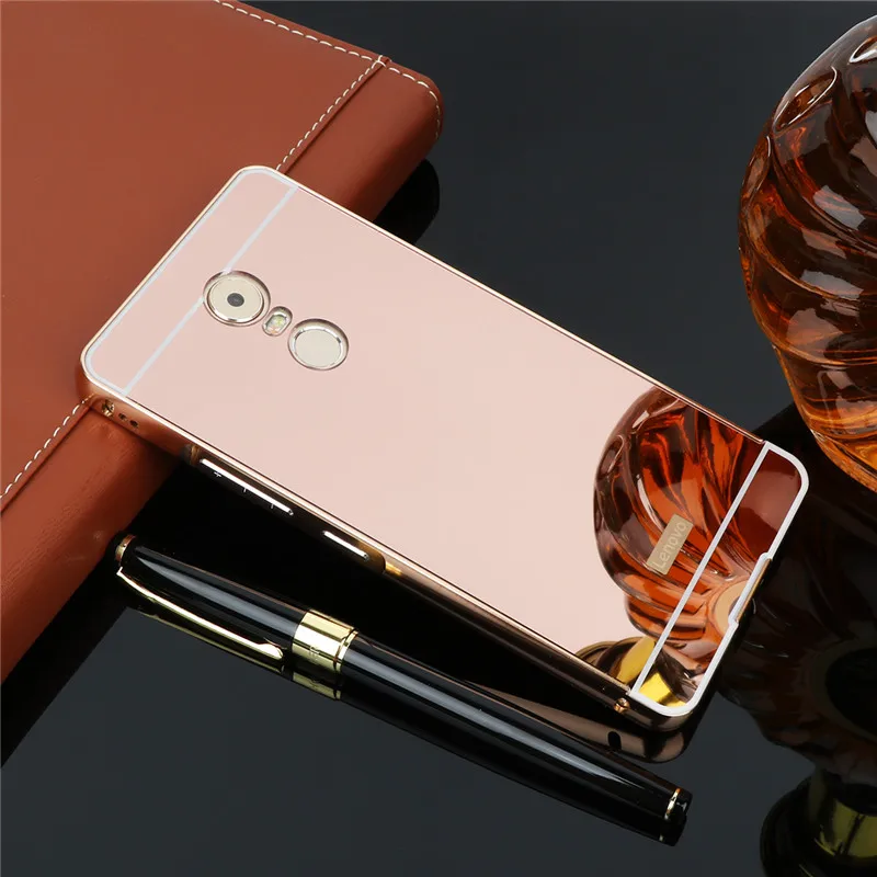Для lenovo K6 Примечание Plus металлический корпус Алюминий чехол акриловая