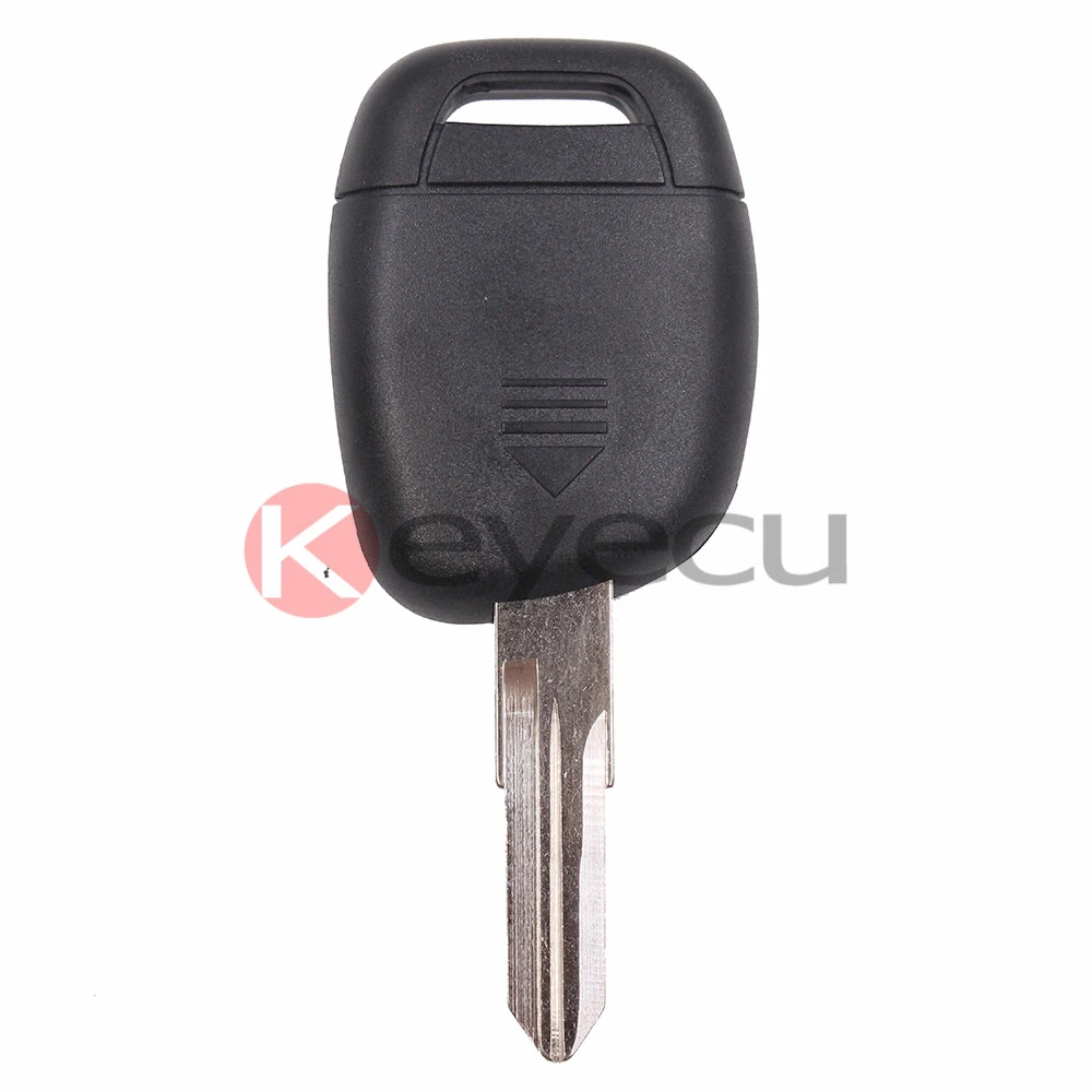 KEYECU сменный корпус дистанционного ключа Fob 1 кнопка для RENAULT Twingo Clio Kangoo Master с