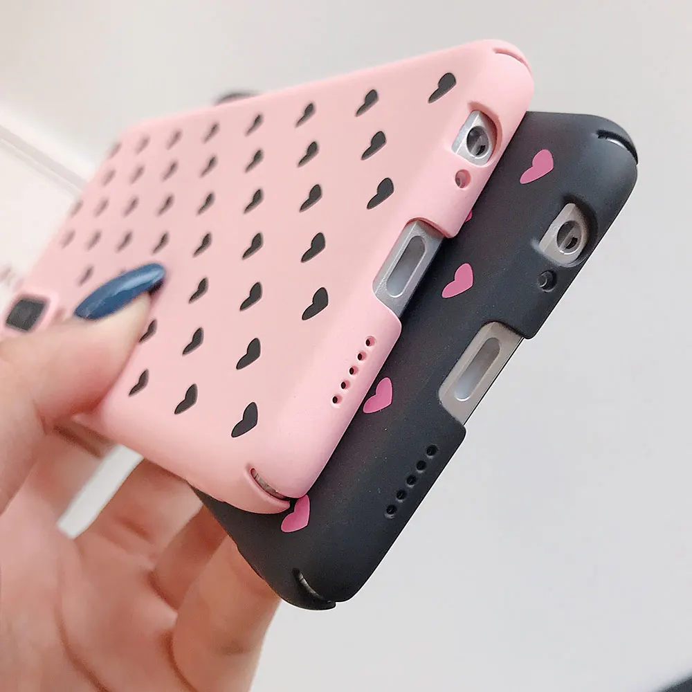 Чехол KISSCASE с сердечками для Xiaomi mi 9 8 SE A1 A2 Lite F1 жесткие чехлы ПК Redmi 6A 6 Pro 7 5 Plus 4X Note