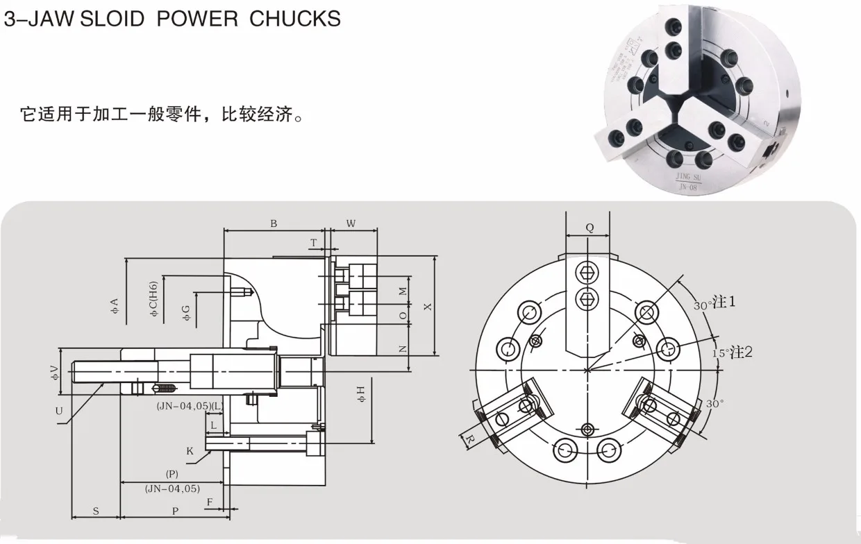 Taiwan's three chuan SANCHUAN в трех кулачках гидравлический силовой патрон гидравлический патрон, 5681012 дюймовая сталь