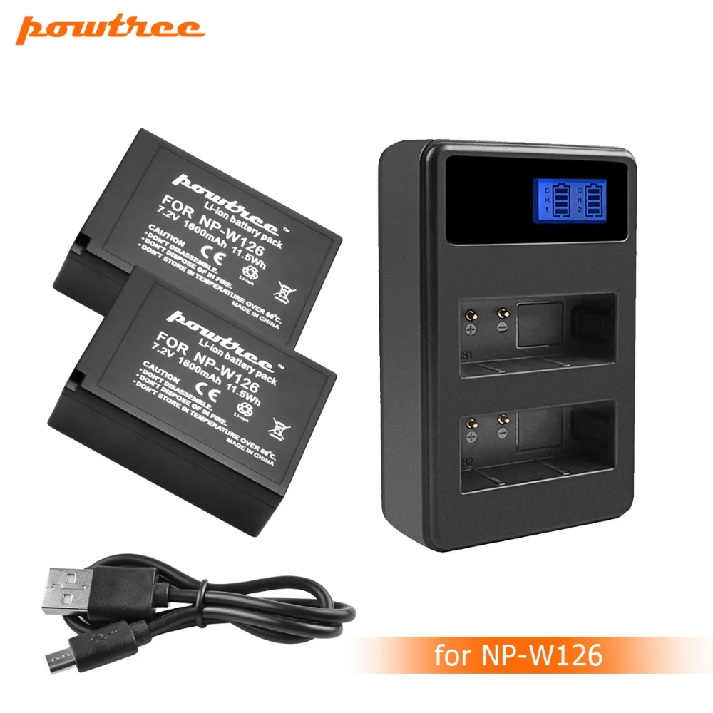 Аккумулятор для фотоаппарата Fujifilm Powtree 7 2 В + двойное зарядное устройство USB FinePix