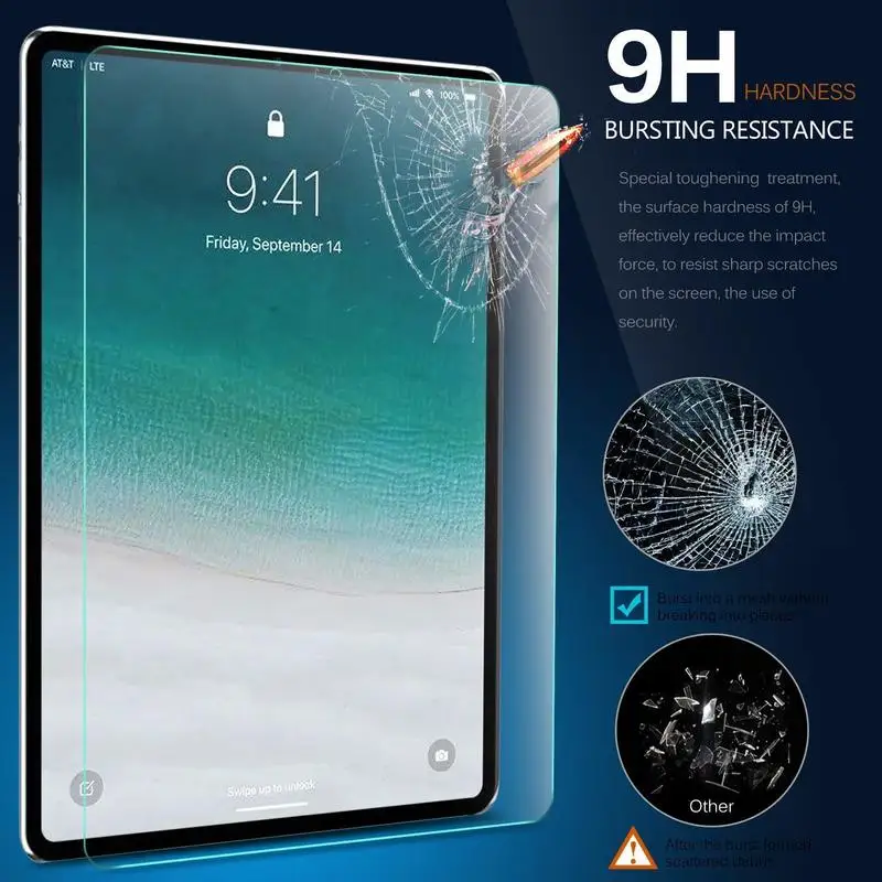 9H полное покрытие Закаленное стекло пленка для нового iPad Pro 11 дюймов 2018 Защитная