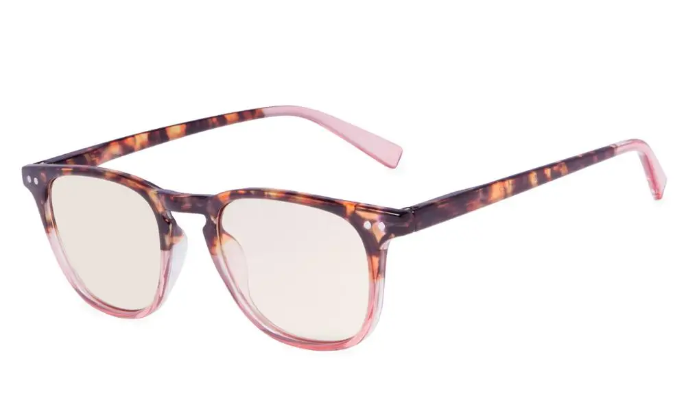 DEMIPink CG179 Eyekepper модные очки для чтения с функцией защиты от УФ-излучения янтарные тонированные линзы - Цвет оправы: DEMIPink