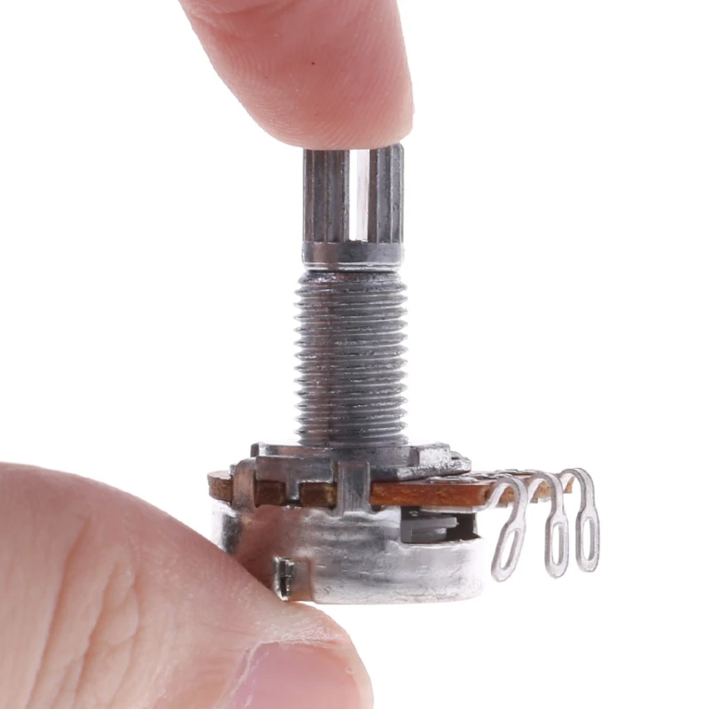

5pcs A10K Electric Bass Potentiometer Pot Effect Pedal 18mm Shaft Parts Replacement Guitar Accessories Dropshipping