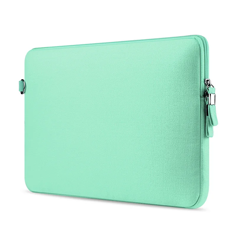 green BinFul 11,6 13,3 15,4 дюймов Laptop Sleeve сумка Водонепроницаемый Тетрадь компьютер сумка чехол для MacBook Air Pro 11 12 13 15+ Мощность pack - Цвет: green