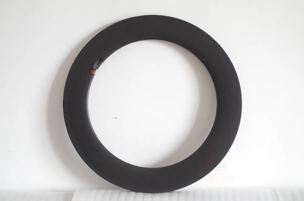 700c 88 мм Глубокий углеродный клинчерный дорожный велосипед обода время испытания