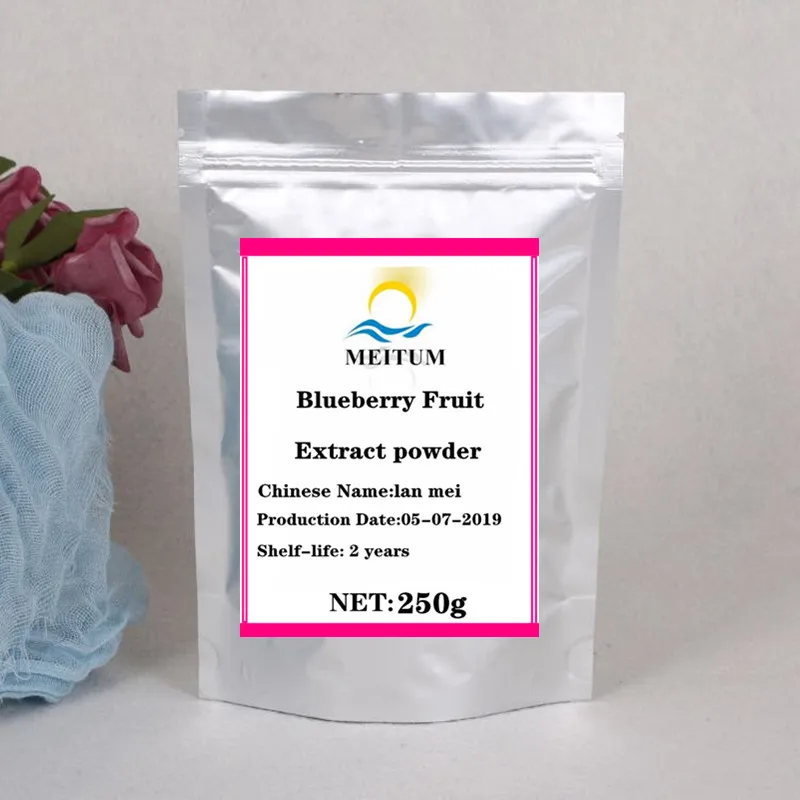 250g Натуральный экстракт черники порошок черники фруктовый порошок, анти-окисление, защита зрения, lan mei - Цвет: 250g