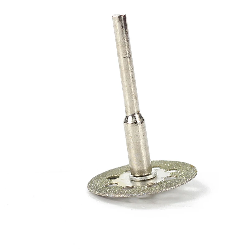 

10x 3mm Shank Handle Diamond Cutting Disc Wheel Blade Accessory For Rotary Tool