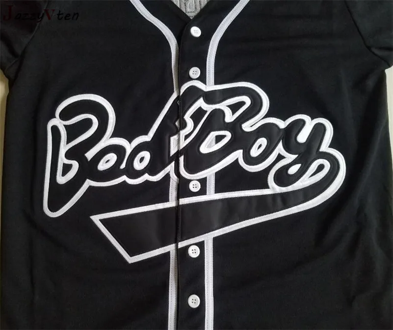 Мужские майки из фильма Bad Boy Smalls 10 бейсбольных футболок черного цвета Прямая