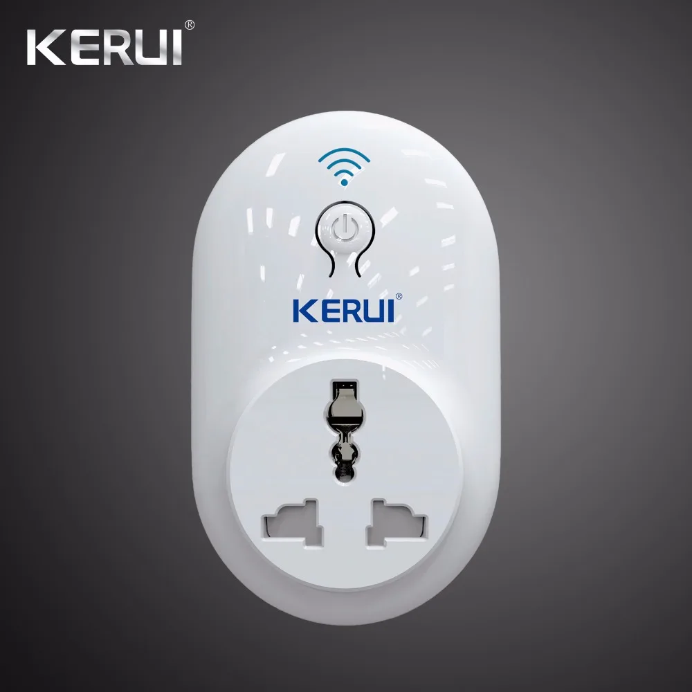 3 шт. Kerui беспроводной пульт дистанционного управления Wifi розетка переключатель умный разъем питания 433 МГц ЕС США Великобритания AU стандарт домашняя система охранной сигнализации