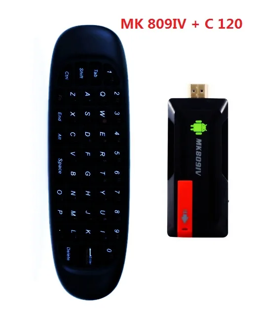 100% Оригинальный четырехъядерный Android TV Box MK809IV MK809 IV Мини ПК RK3188T Wifi Cortex A7 2 Гб RAM 8 ГБ +
