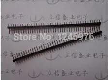 Бесплатная доставка 10 шт. 1x40 Pin 2 54 мм правый угол Однорядный штыревой разъем |