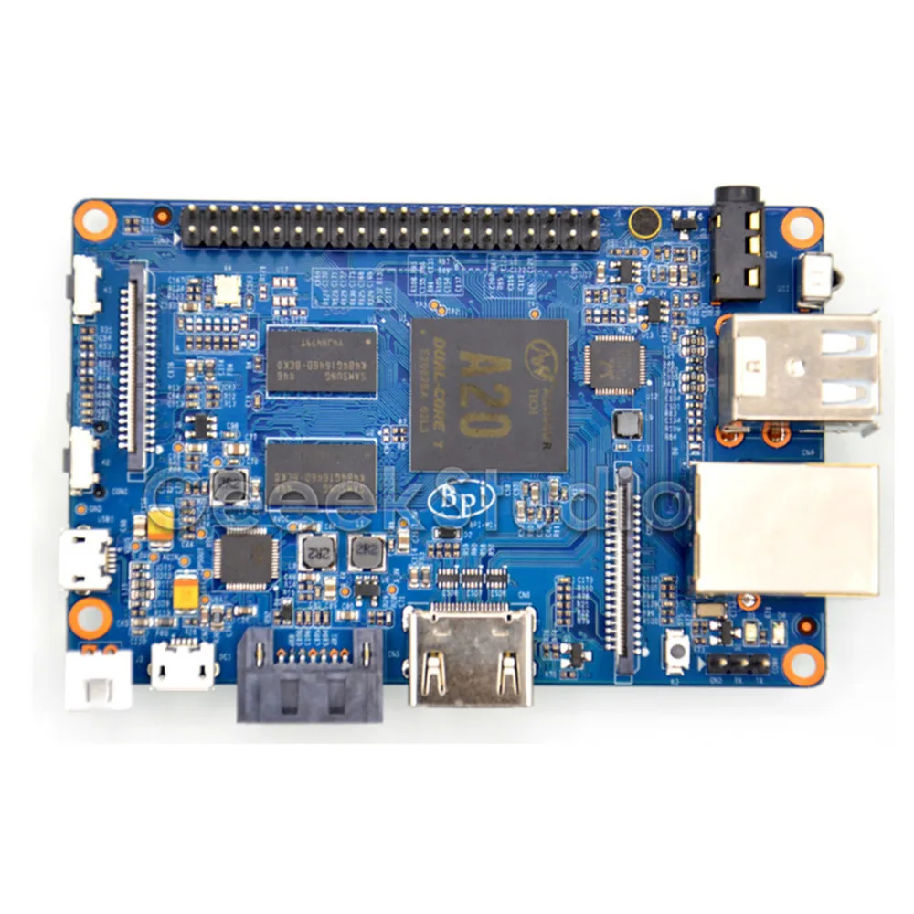 5 шт./упак.! Двухъядерный одноплатный компьютер Banana Pi M1 + Plus BPI-M1 SATA 1 ГБ ОЗУ