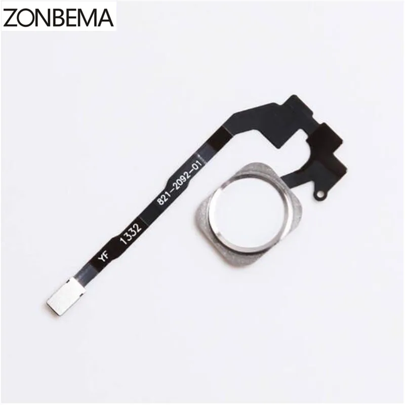ZONBEMA 5 шт./лот кнопка домой с гибким кабелем лента в сборе для iPhone 5S Запасная часть |