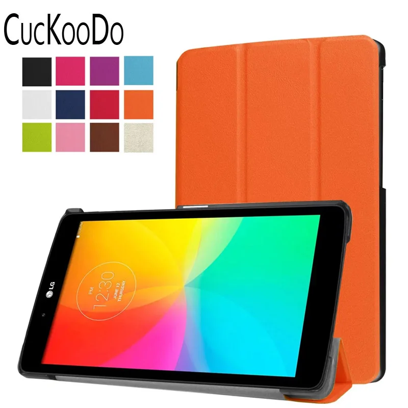 Кожаный чехол книжка CucKooDo для LG G Pad X 8 0 (T Mobile V521WG) / III V525 дюймовый планшет|smart case|smart