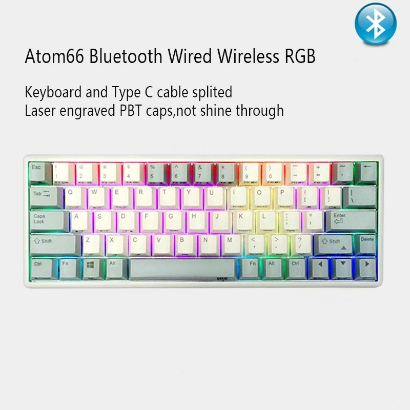 RGB Plum 66 75 84 87 108 Bluetooth 4 0 USB двойной режим 35g структура Realforce емкостная клавиатура