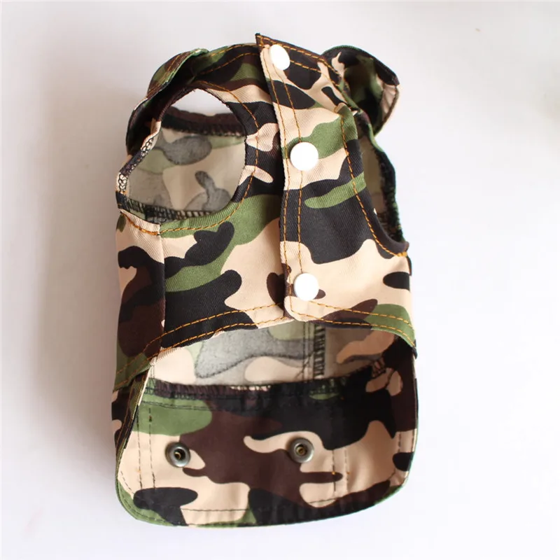 Камуфляжная куртка для маленьких собак кошек пальто полицейский армейский