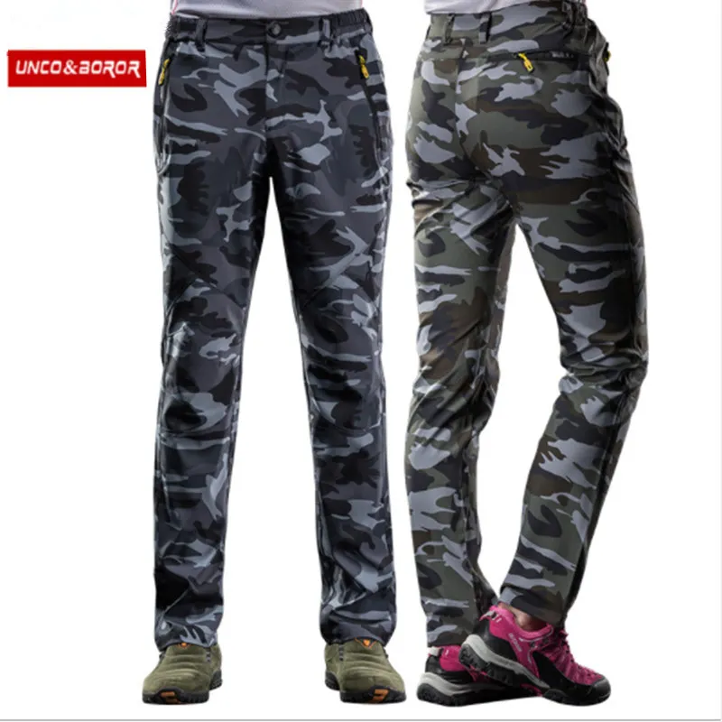Мужские и женские камуфляжные брюки UNCO & BOROR свободные удобные карго для бега M 4XL